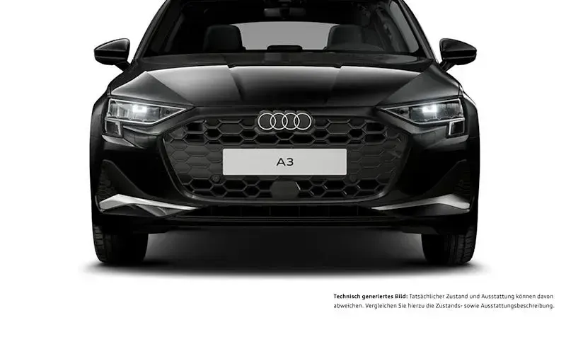 Second-hand Audi A3 Advanced 150 CP (110 kW) 2025 Negru Berlinǎ