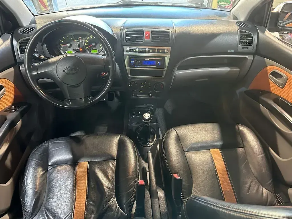 Gebraucht Kia Picanto EX 65 PS (47 kW) 2006 Orange Kleinwagen