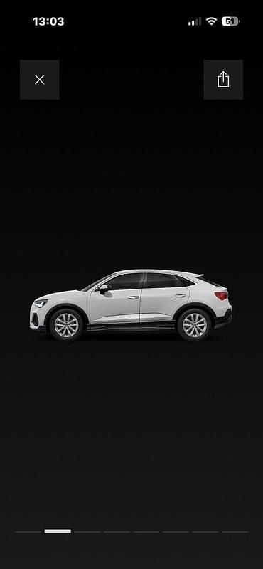 Weiß Gebraucht 2023 Audi Q3 Sportback SUV | 29.999 € (Superpreis) - Bild 1/4