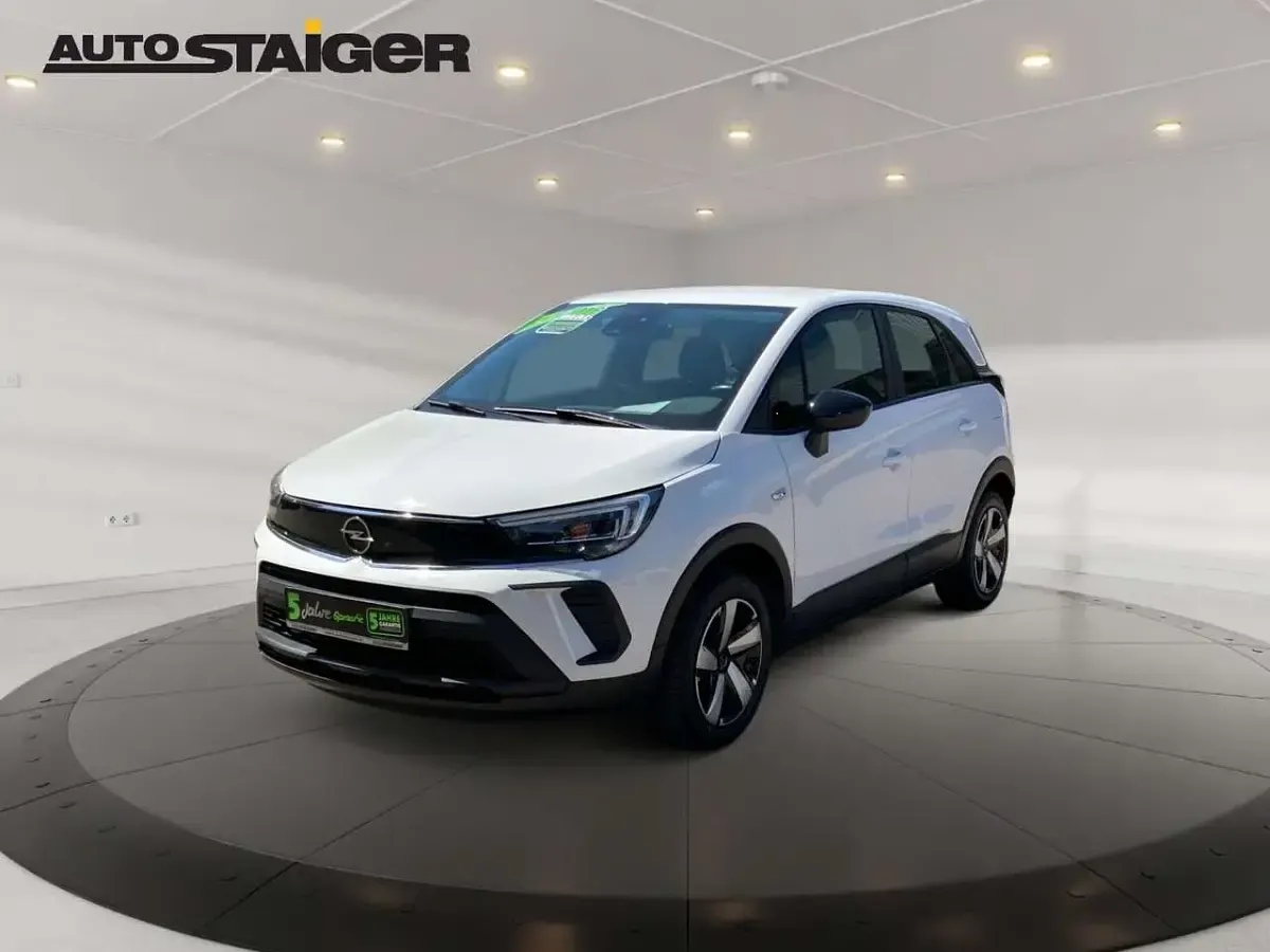 Gebraucht Opel Crossland Edition 110 PS (80 kW) 2022 Jade weiss/arktis weiss SUV