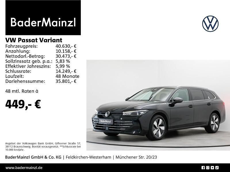 Schwarz Gebraucht 2025 VW Passat Business Kombi | 38.760 € (Fairer Preis) - Bild 1/3