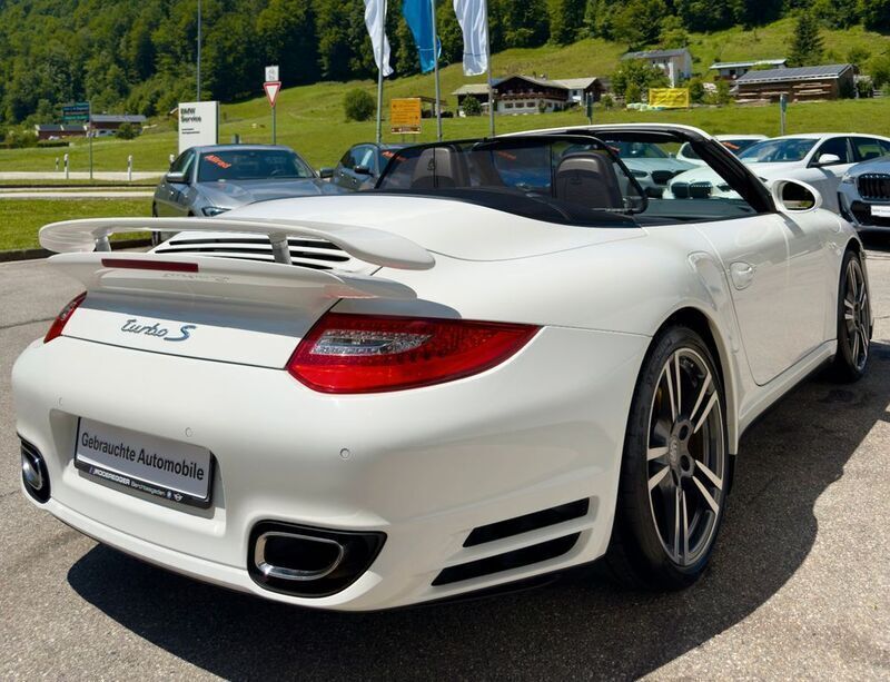 Gebraucht Porsche 911 Turbo S Cabriolet Chrono 530 PS (389 kW) 2010 Carraraweiß metallic Cabrio