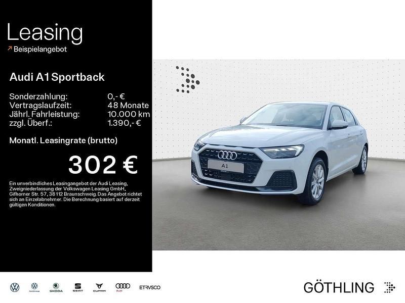 Neu Audi A1 Advanced Plus 95 PS (69 kW) 2025 Gletscherweiß metallic Kleinwagen