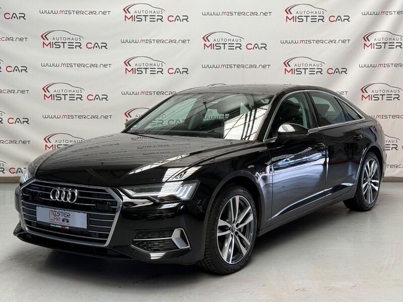 Brillantschwarz Gebraucht 2021 Audi A6 S-Line Limousine | 28.980 € (Guter Preis) - Bild 1/4