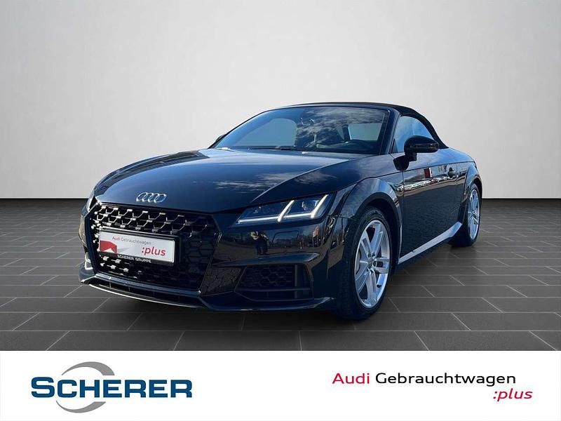 Mythosschwarz metallic Gebraucht 2021 Audi TT Cabrio | 34.990 € (Guter Preis) - Bild 1/4