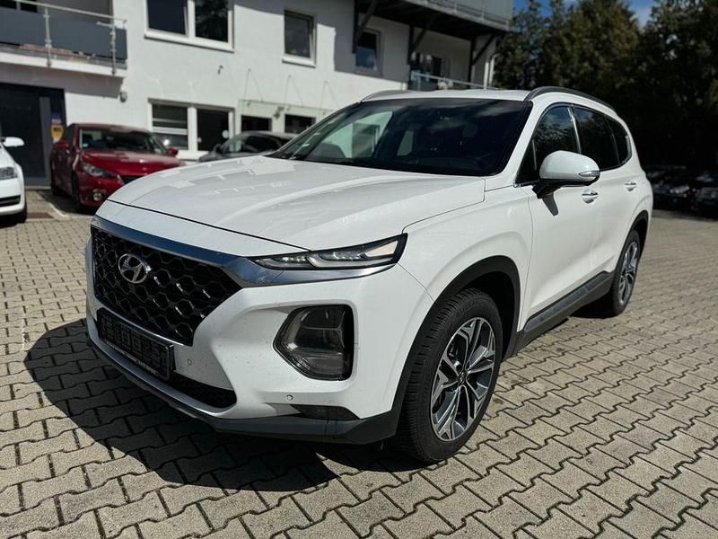 Weiß Gebraucht 2019 Hyundai Santa Fe Premium SUV | 18.950 € (Fairer Preis) - Bild 1/4