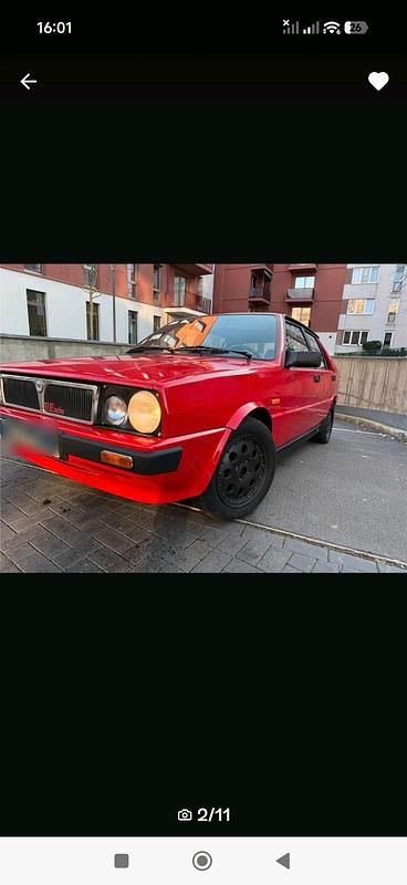 Gebraucht Lancia Delta 162 PS (119 kW) 1990 Rot Kleinwagen