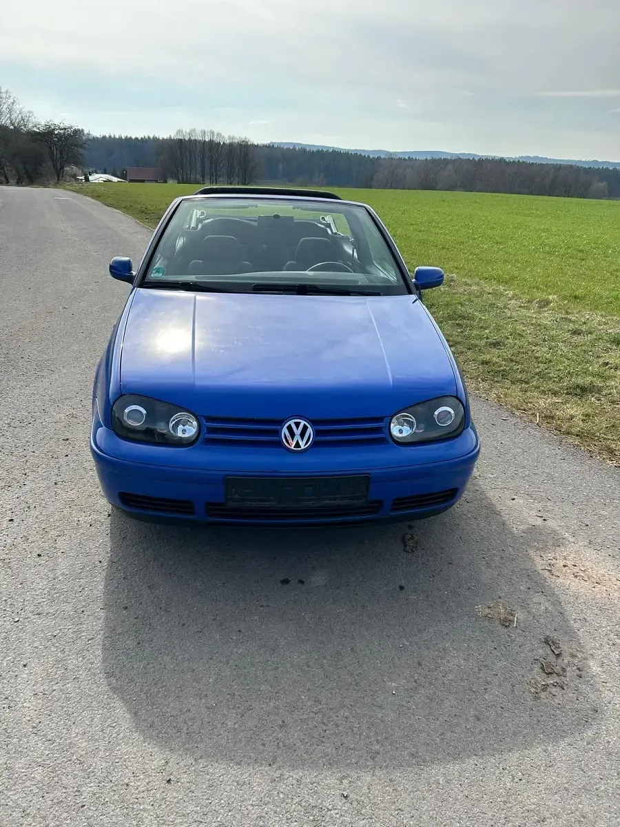 Gebraucht VW Golf Cabriolet 1998 Blau Cabrio