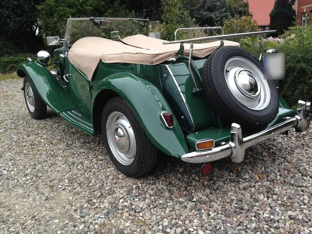 Gebraucht MG TD 54 PS (39 kW) 1950 Grün Cabrio