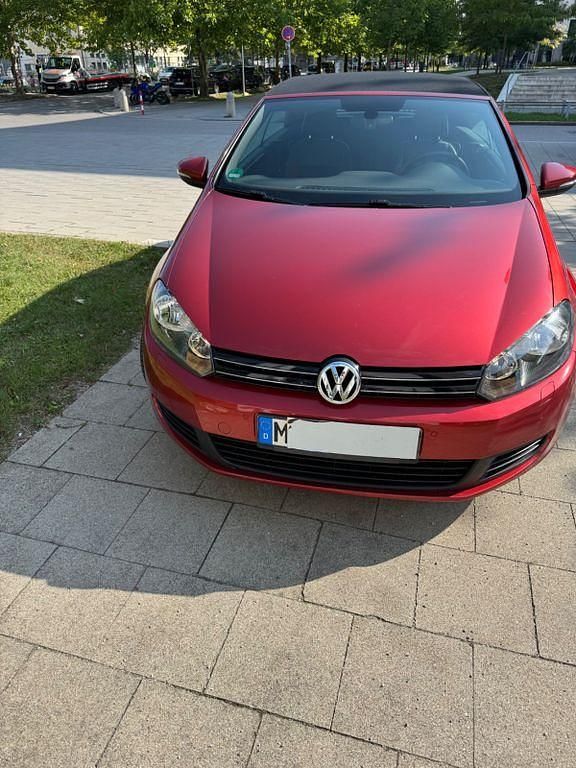 Rot Gebraucht 2015 VW Golf Cabriolet Cabrio | 11.500 € (Fairer Preis) - Bild 1/4