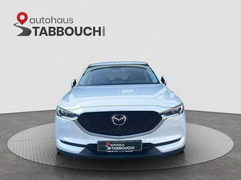 Satinweiss metallic Gebraucht 2020 Mazda CX-5 Sports-Line SUV | 23.999 € (Fairer Preis) - Bild 1/4