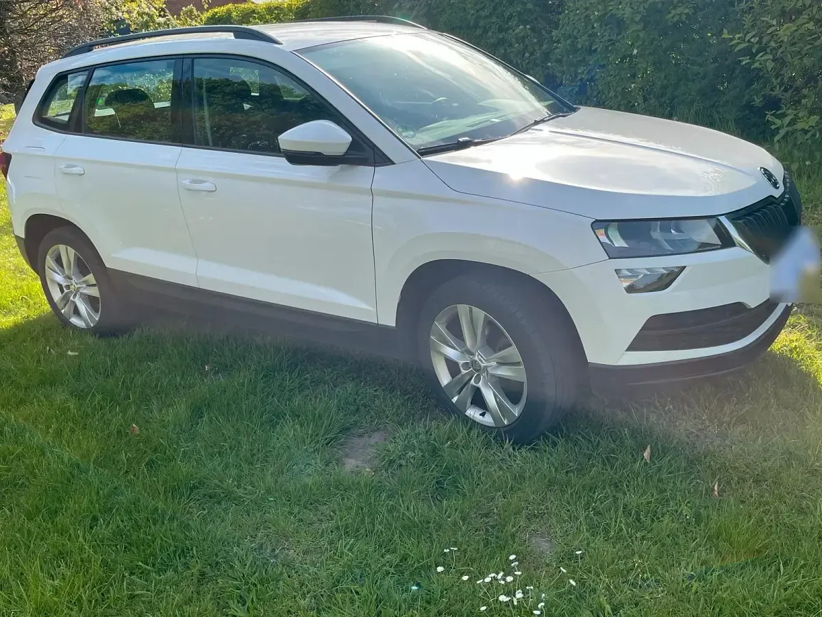 Gebraucht Skoda Karoq 150 PS (110 kW) 2019 Weiß SUV