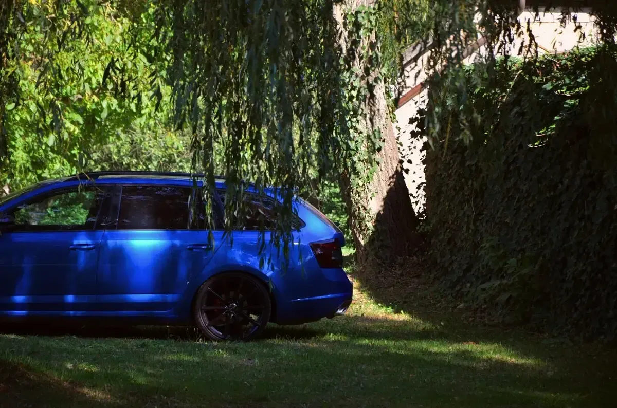 Gebraucht Skoda Octavia vRS 184 PS (135 kW) 2015 Blau Kombi