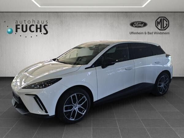 Weiß (dover white) Neu 2024 MG MG4 EV Luxury Kleinwagen | 42.640 € (Fairer Preis) - Bild 1/4