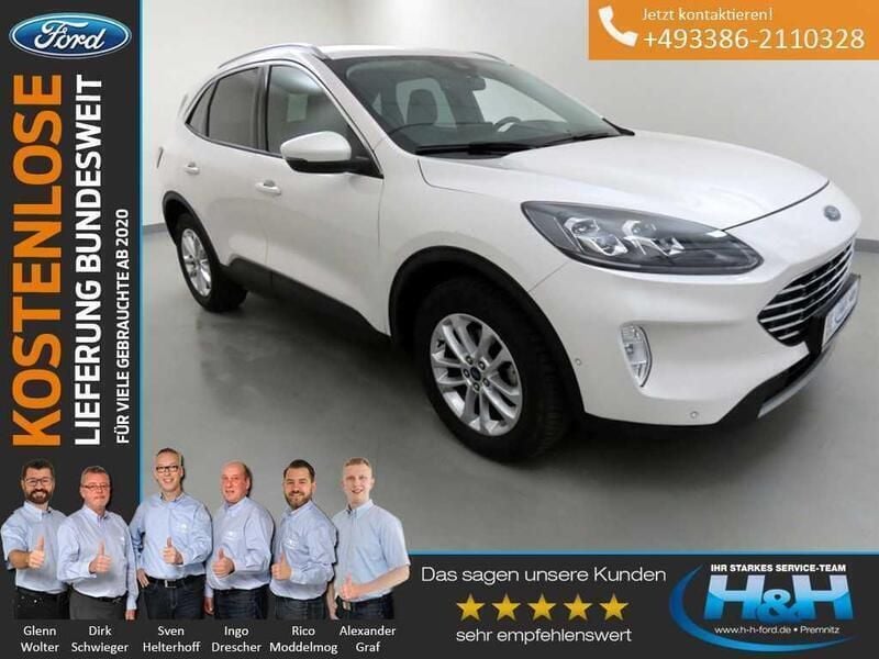 Arktis weiß (metallic) Gebraucht 2023 Ford Kuga Titanium X SUV | 30.840 € (Guter Preis) - Bild 1/4