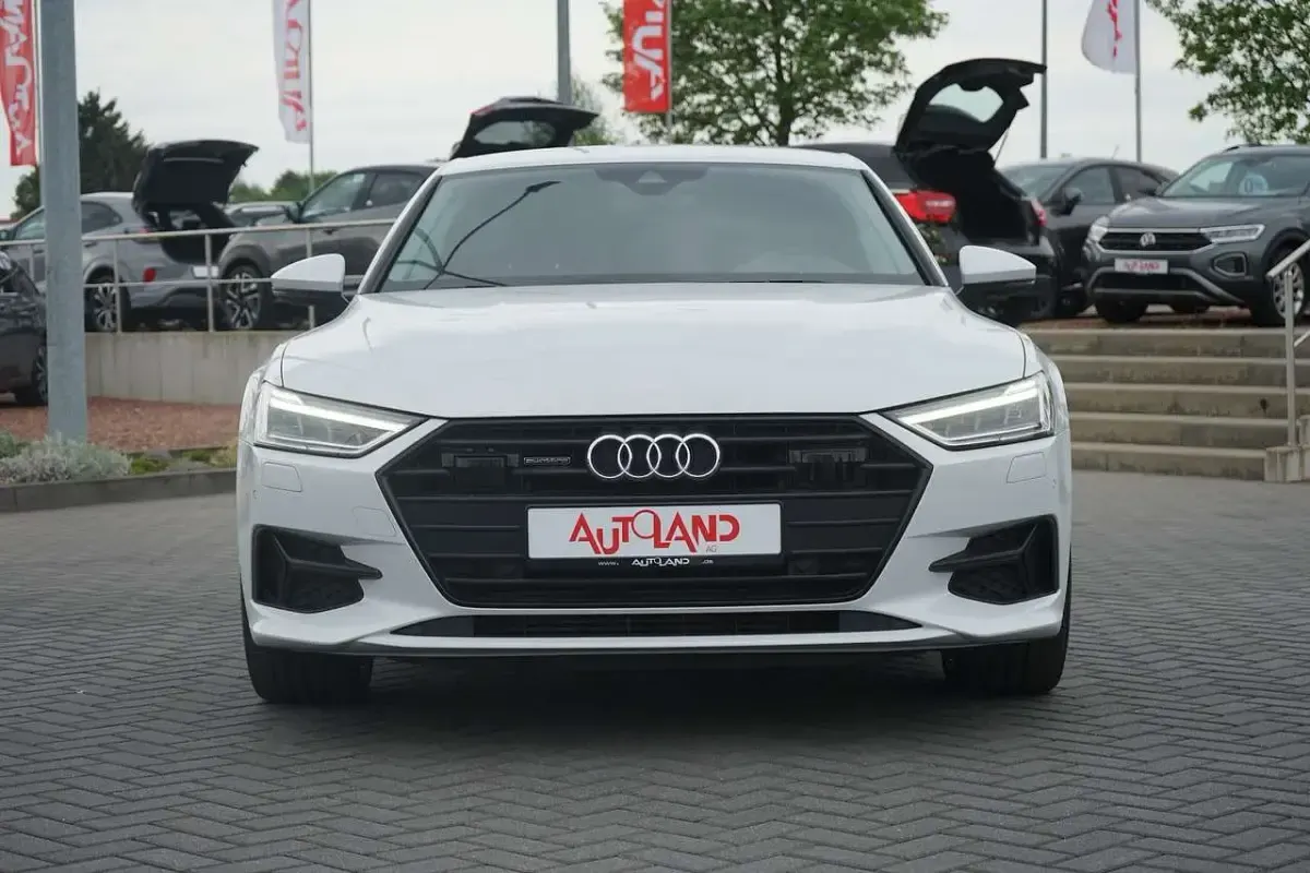 Gebraucht Audi A7 Sportback Ambiente 286 PS (210 kW) 2018 Gletscherweiß metallic (metallic) Kleinwagen