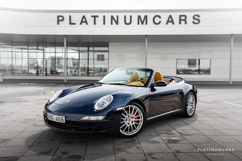 Blau Gebraucht 2007 Porsche 911 Carrera S Cabriolet Cabrio | 63.604 € (Etwas zu teuer) - Bild 1/4