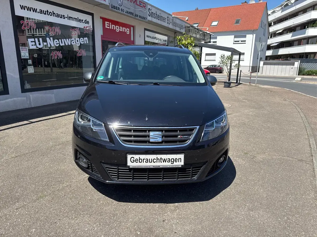 Gebraucht Seat Alhambra FR-Line 184 PS (135 kW) 2016 Schwarz metallic Van / Kleinbus