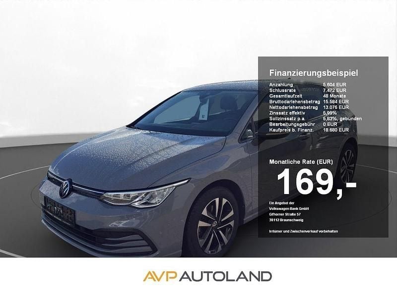 Mondsteingrau Gebraucht 2021 VW Golf VIII United Kleinwagen | 17.200 € (Guter Preis) - Bild 1/4