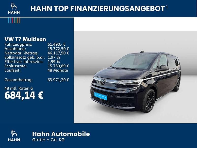 Second-hand VW Multivan Style 245 CP (180 kW) 2025 Negru Monovolum