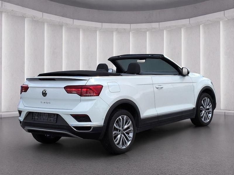 Gebraucht VW T-Roc Cabriolet R 150 PS (110 kW) 2021 Weiss Cabrio