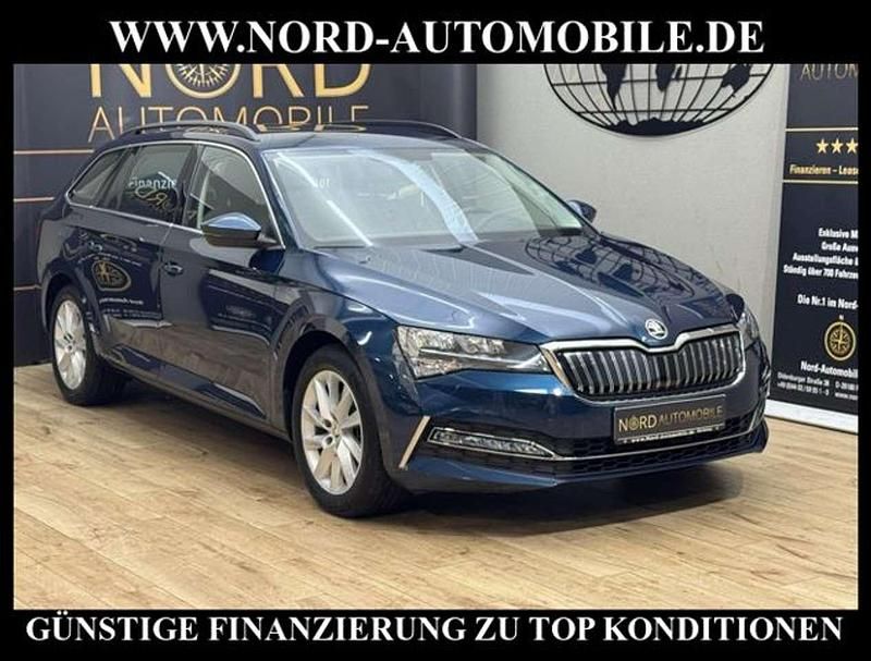 Gebraucht Skoda Superb Ambition 218 PS (160 kW) 2020 Lavablau metallic (metallic) Kombi