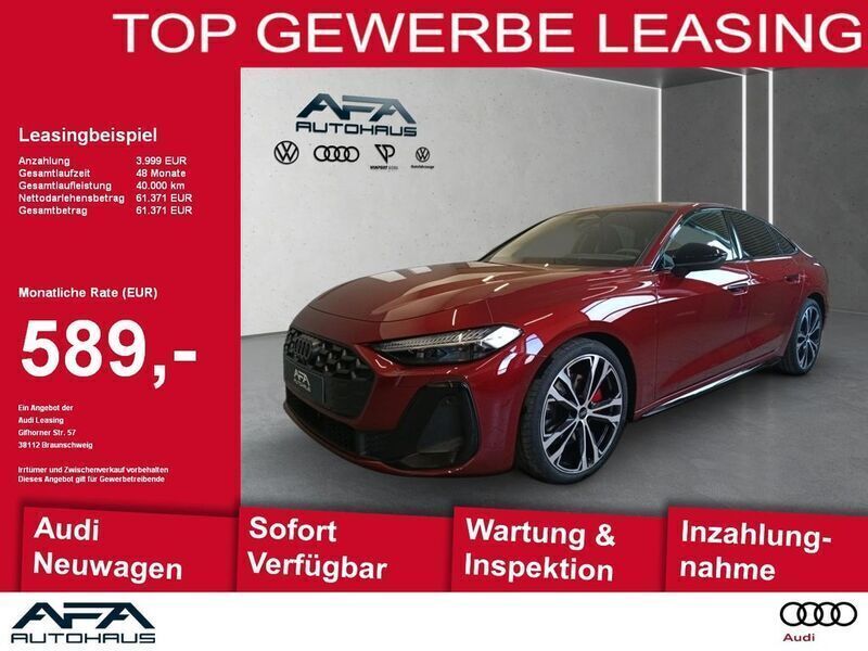 Grenadinerot metallic Neu 2024 Audi A5 Ambiente Coupé | 64.371 € (Fairer Preis) - Bild 1/4