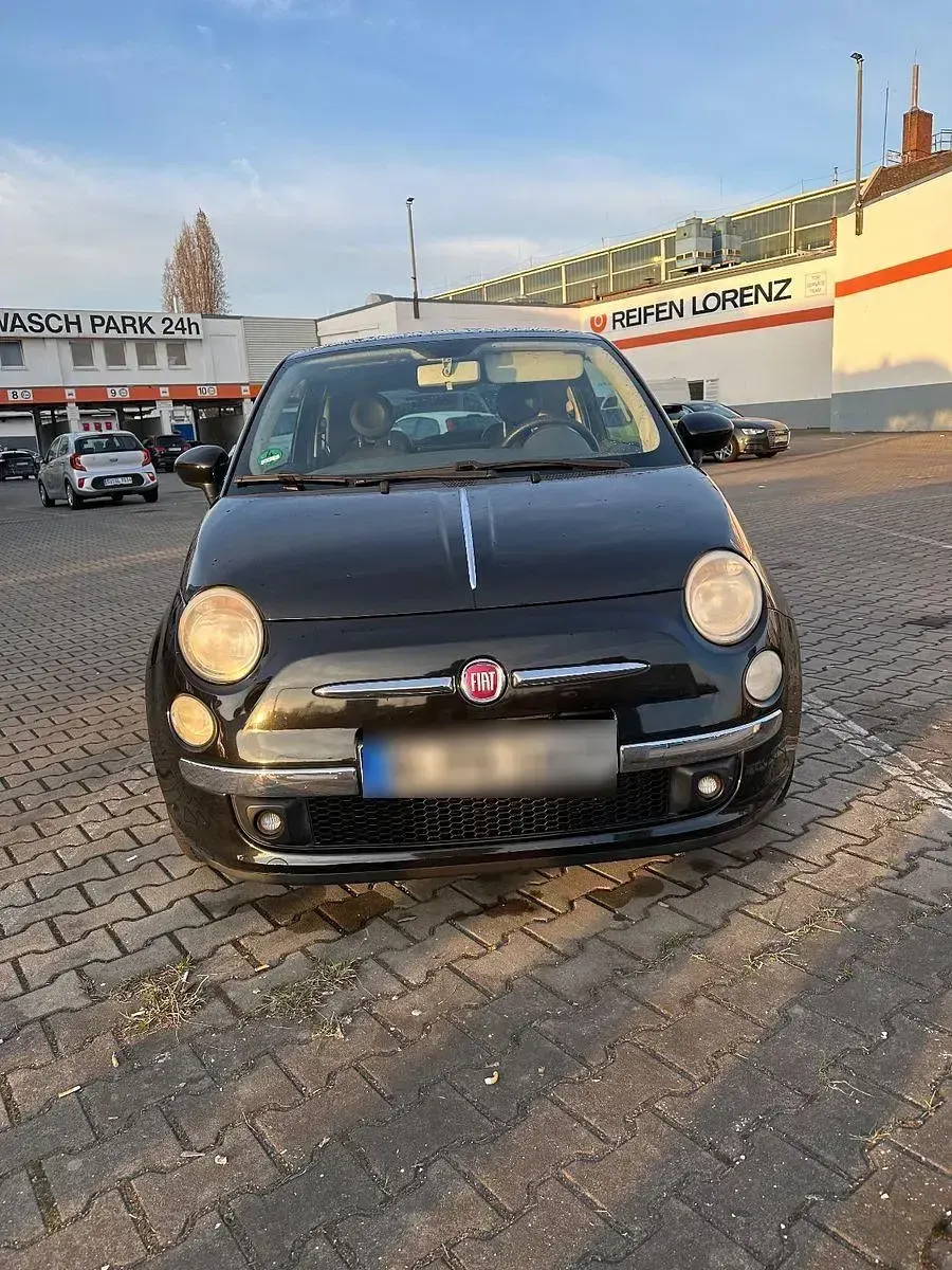 Gebraucht Fiat 500 Lounge 69 PS (50 kW) 2007 Schwarz Kleinwagen