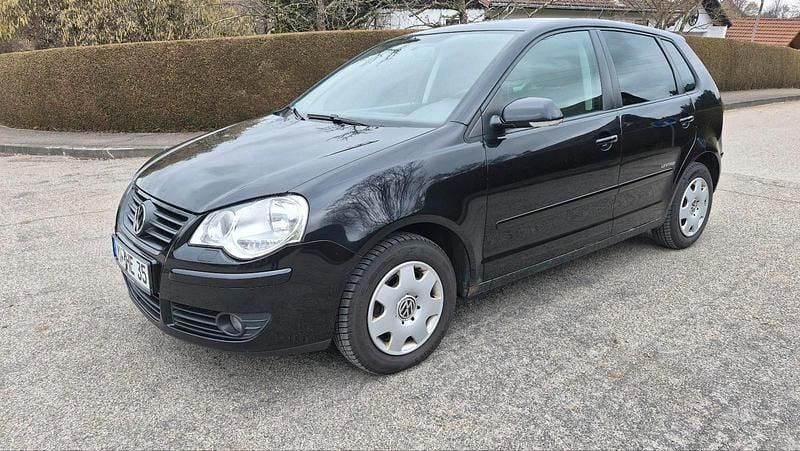 Gebraucht VW Polo Trendline 80 PS (58 kW) 2009 Schwarz Kleinwagen