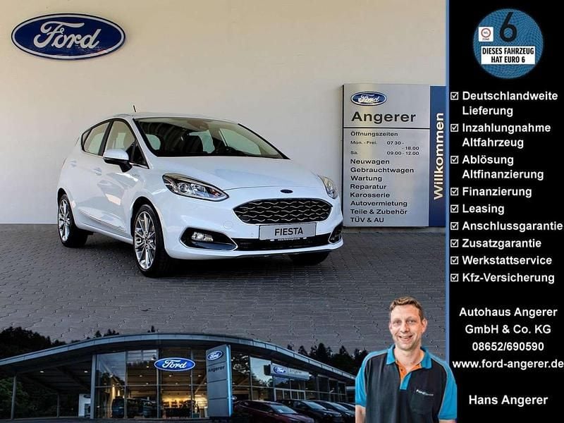 Gebraucht Ford Fiesta Vignale 101 PS (74 kW) 2018 Frost weiß Kleinwagen