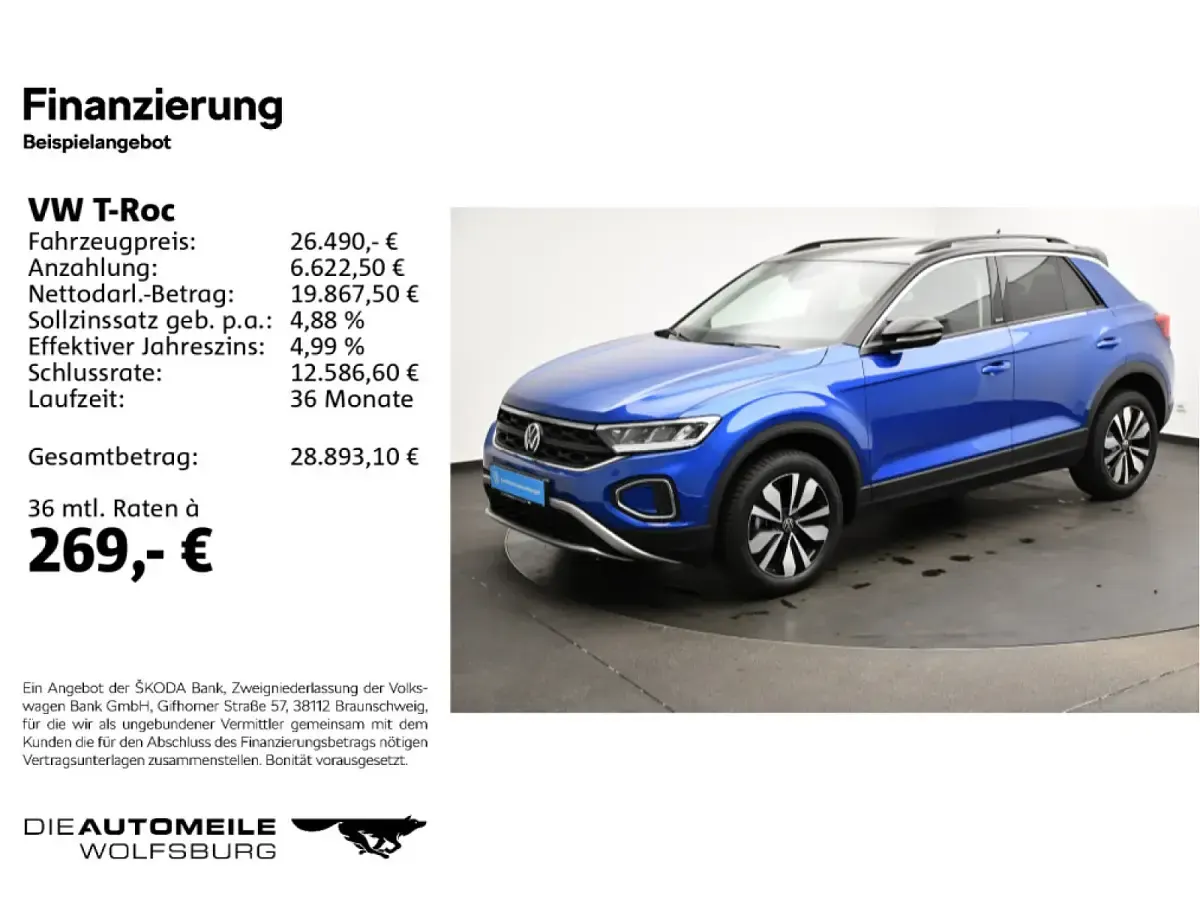 Gebraucht VW T-Roc Move 150 PS (110 kW) 2024 SUV