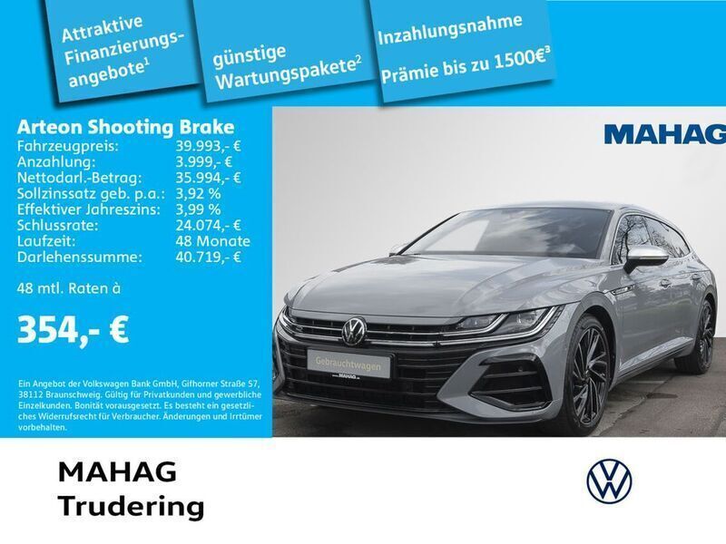 Grau Gebraucht 2023 VW Arteon Sound Limousine | 40.382 € (Fairer Preis) - Bild 1/2