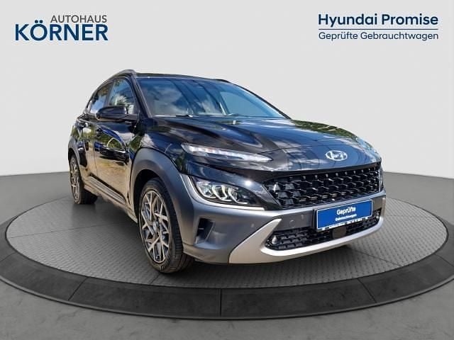 Schwarz Gebraucht 2021 Hyundai Kona Prime SUV | 22.880 € (Fairer Preis) - Bild 1/4
