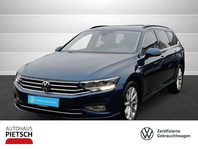 Aquamarinblau metallic Gebraucht 2024 VW Passat Business Kombi | 29.870 € (Fairer Preis) - Bild 1/3
