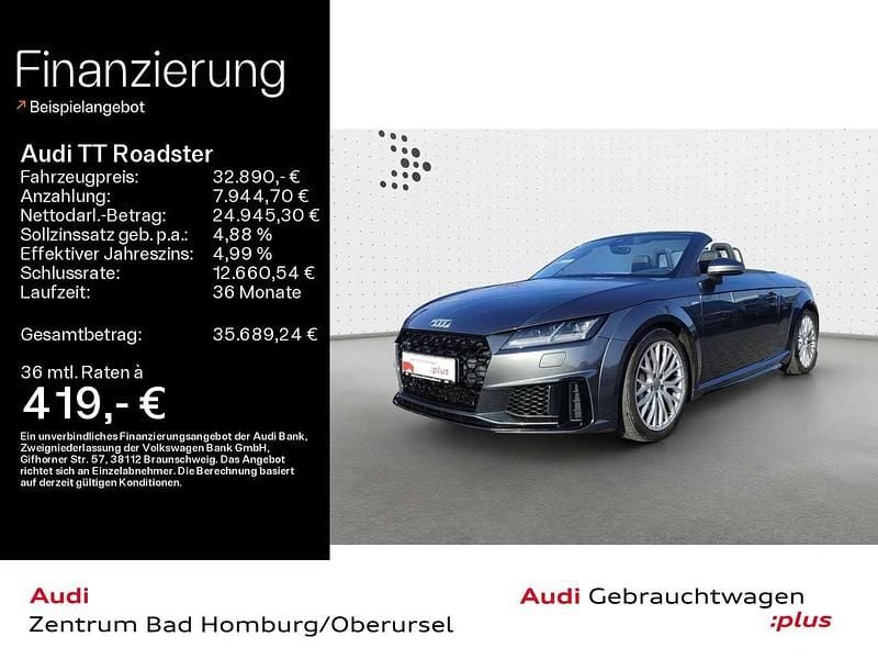 Daytonagrau perleffekt/verdeck Gebraucht 2020 Audi TT S-Line Cabrio | 32.890 € (Guter Preis) - Bild 1/4