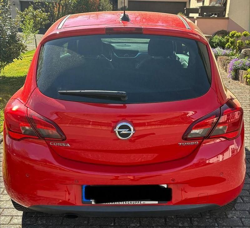 Gebraucht Opel Corsa Edition 101 PS (74 kW) 2017 Rot Kleinwagen