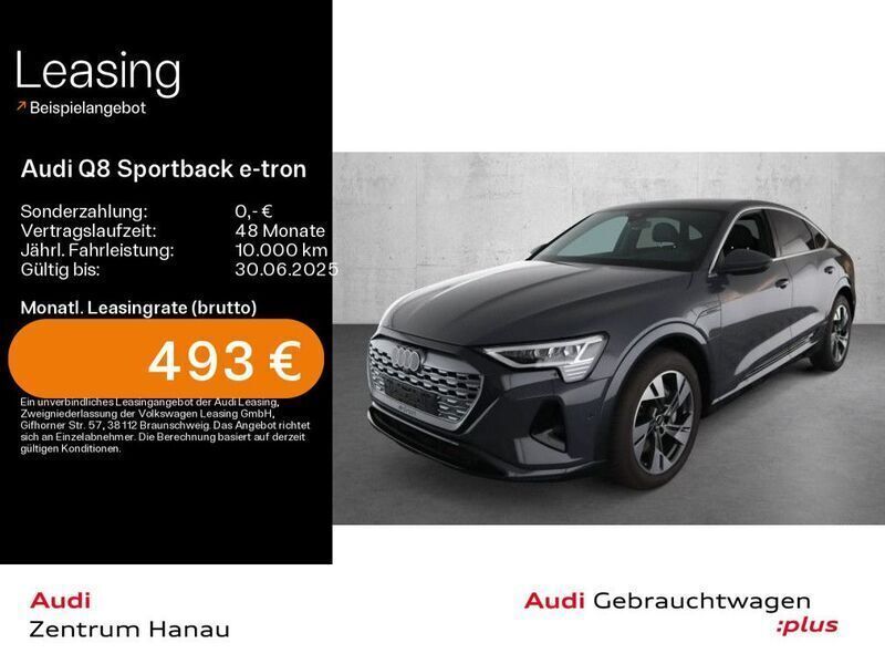 Magnetgrau Gebraucht 2024 Audi Q8 e-tron Advanced SUV | 62.499 € (Fairer Preis) - Bild 1/4