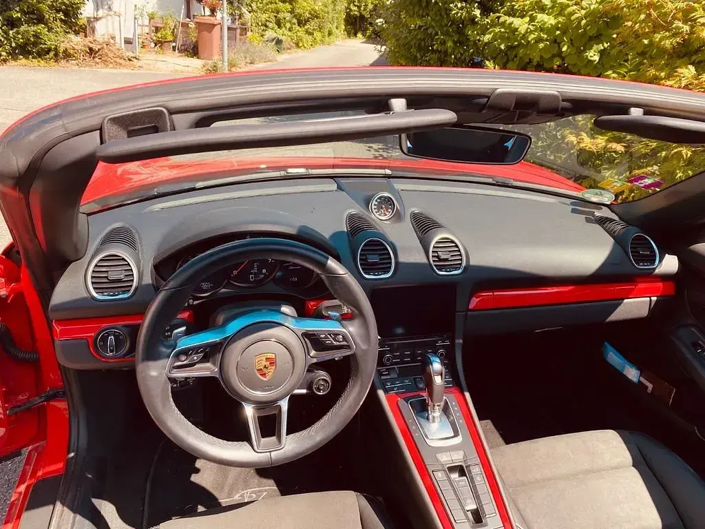 Gebraucht Porsche Boxster Chrono 299 PS (219 kW) 2021 Rot Cabrio
