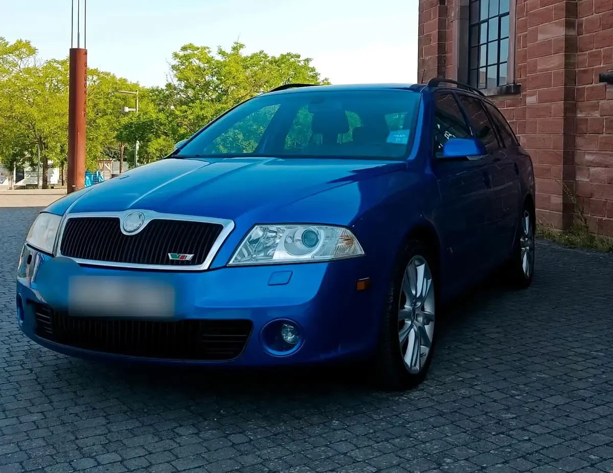 Gebraucht Skoda Octavia vRS 200 PS (147 kW) 2007 Blau Kombi