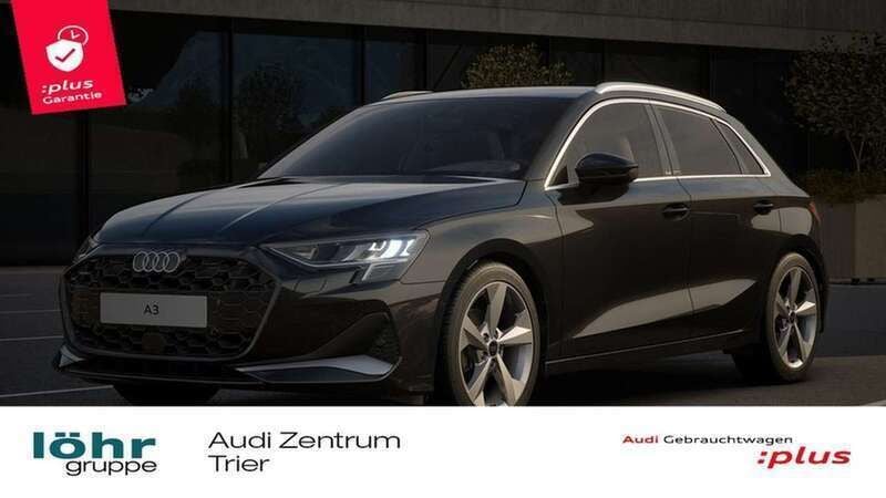 Mythosschwarz metallic Gebraucht 2024 Audi A3 Sportback Advanced Limousine | 33.980 € (Guter Preis) - Bild 1/3