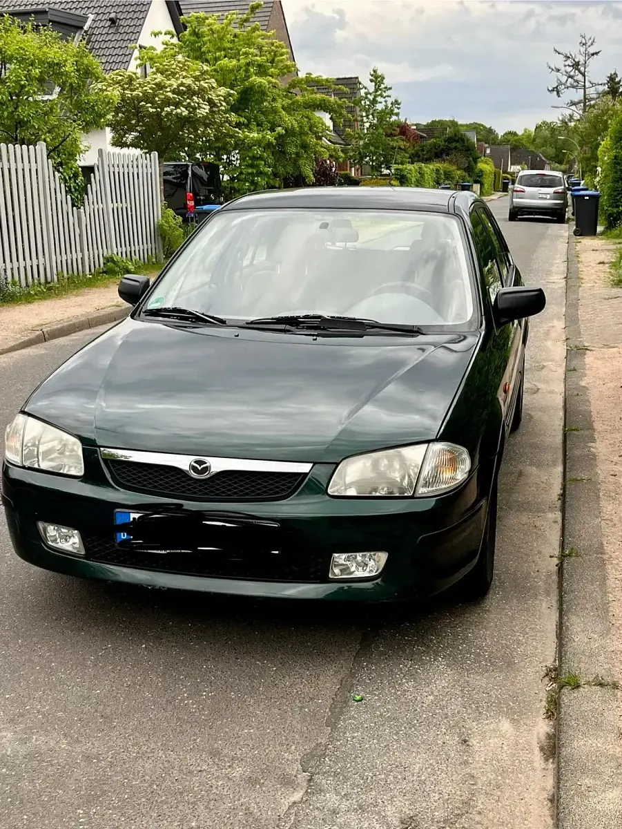 Gebraucht Mazda 323F 73 PS (53 kW) 1998 Grün Kombi