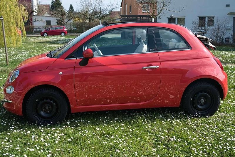 Second-hand Fiat 500C 69 CP (50 kW) 2018 Roșu Cabrio
