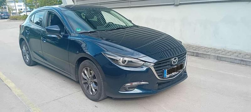 Gebraucht Mazda 3 Exclusive-Line 120 PS (88 kW) 2017 Blau Limousine