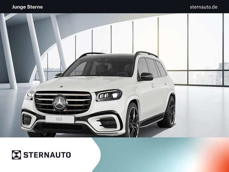 Manufaktur diamantweiß bright Gebraucht 2024 Mercedes GLS450 AMG line SUV | 108.460 € (Fairer Preis) - Bild 1/4