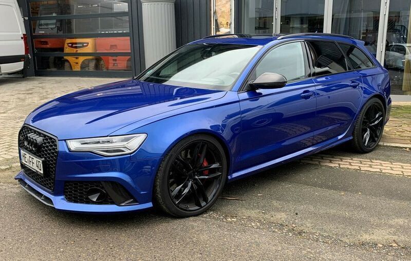 Blau Gebraucht 2016 Audi RS6 Sport Kombi | 76.900 € - Bild 1/4