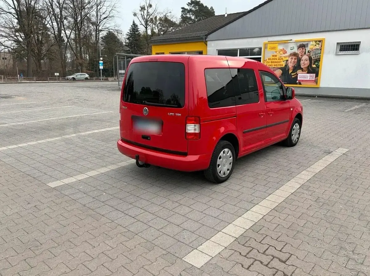 Gebraucht VW Caddy 105 PS (77 kW) 2007 Rot Van / Kleinbus