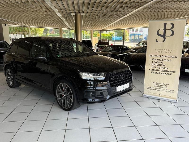 Orcaschwarz metallic Gebraucht 2018 Audi Q7 S-Line SUV | 45.900 € - Bild 1/4