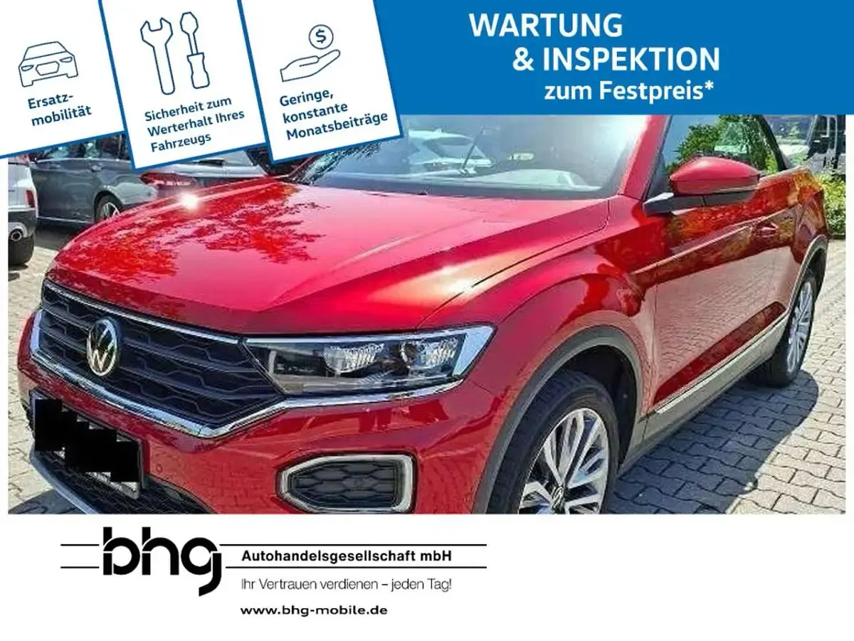 Gebraucht VW T-Roc Style 150 PS (110 kW) 2021 Kings red metallic/schwarz SUV