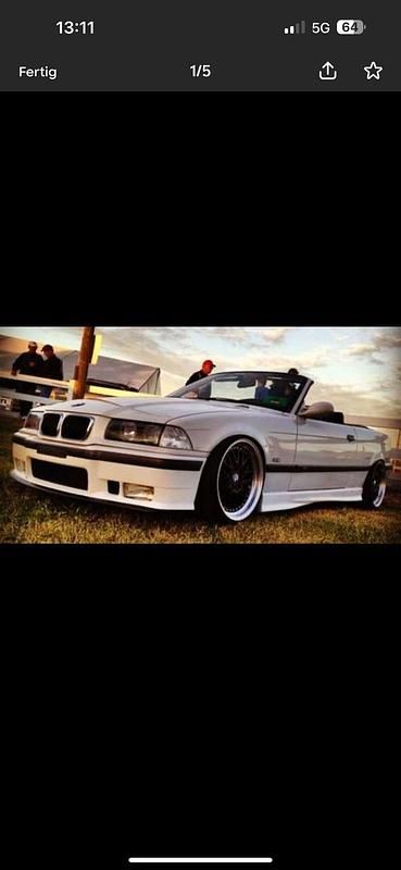 Weiß Gebraucht 1995 BMW 325 Cabriolet M Sport Cabrio | 21.990 € - Bild 1/4