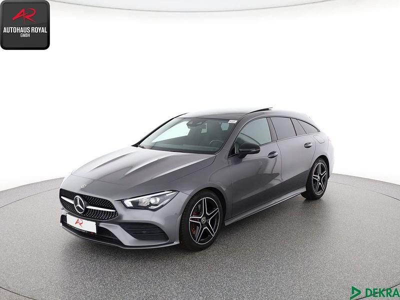 Grau (metallic) Gebraucht 2020 Mercedes CLA200 Shooting Brake AMG Kombi | 25.880 € (Guter Preis) - Bild 1/4